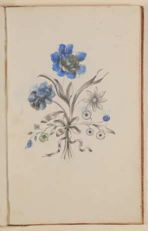 Blumenstrauß [aus einem Skizzenbuch der Marianne Franziska Seiffert von Klettenberg]