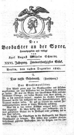 52. Stueck, 24. Dezember 1827
