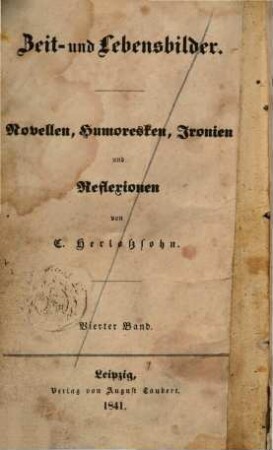 G. Herloßsohn's gesammelte Schriften. 7, Die Sylvesternacht