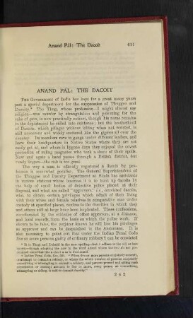 Anand Pal: The Dacoit.