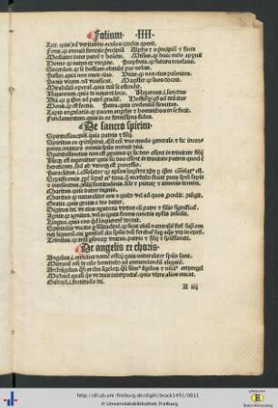 De angelis et choris