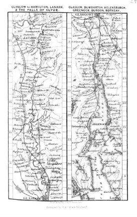 Glasgow to Hamilton and Falls of Clyde. Glasgow to DUMBARTON, HELENSBURGH, GREENOCK, DUNOON, AND ROTHESAY.
