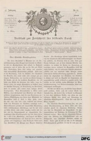 Heft 22 (16. März 1882)