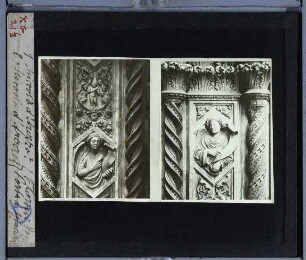 Florenz, S. Maria del Fiore (Dom),Florenz, S. Maria del Fiore, Porta della Mandorla (Nordseite) : Reliefs