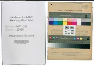 Entnazifizierung Karoline Paschmann , geb. 19.02.1868 ()