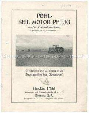 Seil-Motor-Pflug