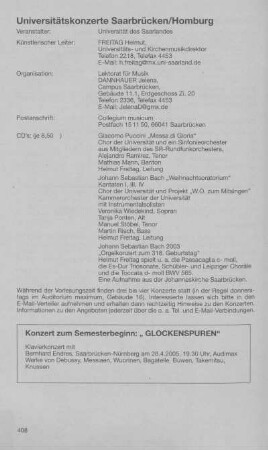 Saarbrücker Universitätskonzerte