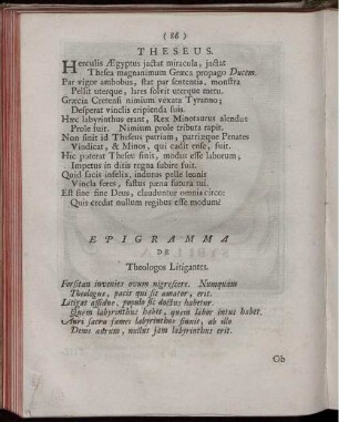 Theseus. [ ... mit Abbildungsbeschreibung].