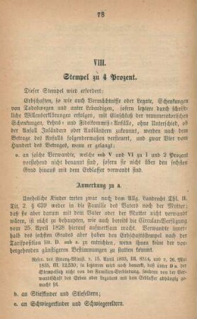 VIII. Stempel zu 4 Prozent