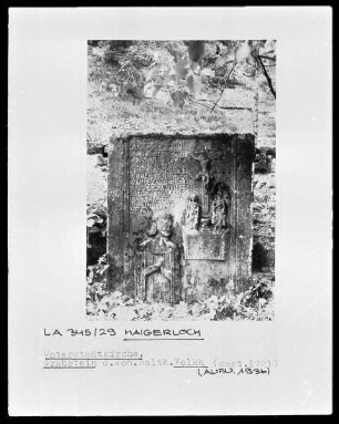 Grabstein des Joh. Balth. Volckh (+1723)