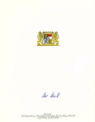 Max Streibl, Bayerischer Ministerpräsident