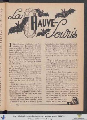 La Hauve-Souris.