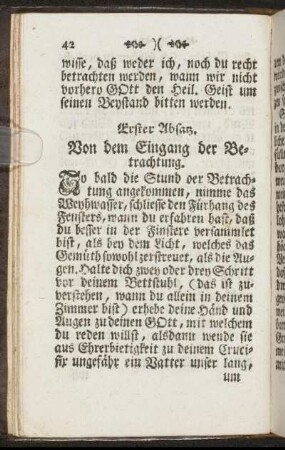 Erster Absatz. - Fünfter Absatz.