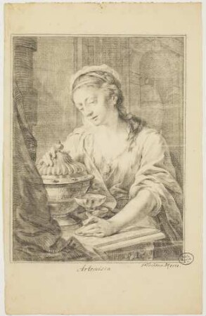 Artemisia mit der Urne ihres Gatten Mausolos