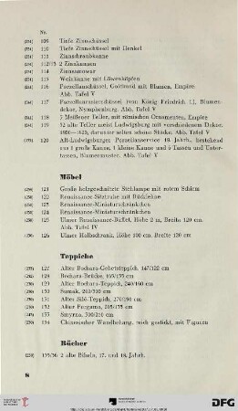 Teppiche (Nr. 127-134)