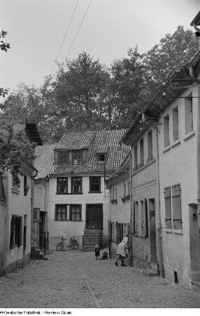 Blick in eine Gasse in der Altstadt