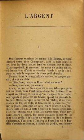 Les Rougon-Macquart : histoire naturelle et sociale d'une famille sous le Second Empire, 18