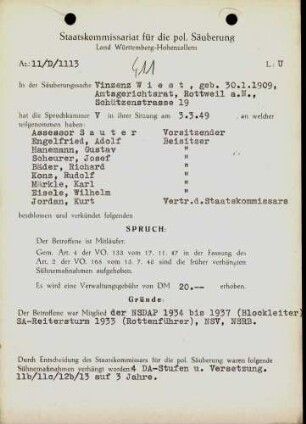 Wiest, Vinzenz