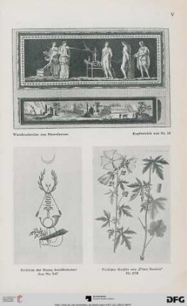 Tafel V-VIII