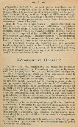 Comment se Libérer?