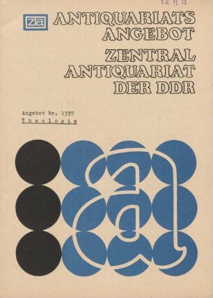 Nr. 1337: Theologie