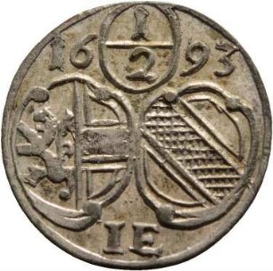 Münze, 1/2 Kreuzer, 1693