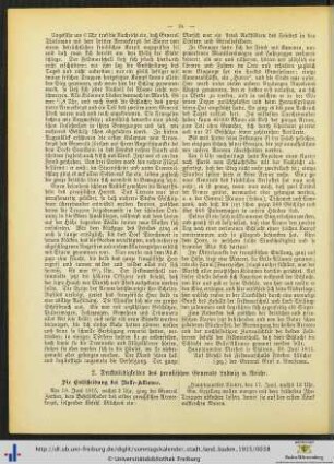 2. Denkwürdigkeiten des preußischen Generals Ludwig v. Reiche.