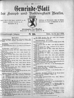 1906,25: No. 25, 24. Juni 1906