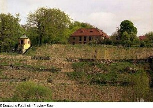 Landhaus : Dinglingerscher Weinberg. Pavillon und Landhaus
