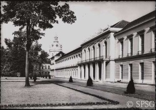 Berlin, Schloss Charlottenburg, Neuer Flügel, Südseite.