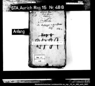 Der Amtsvogt Schomerus in Berum