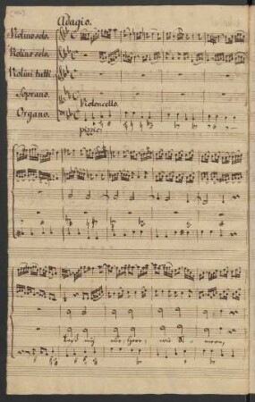 5. [Choral] (S): Lass mich nur, Herr, wie Simeon in Friede zu dir fahren