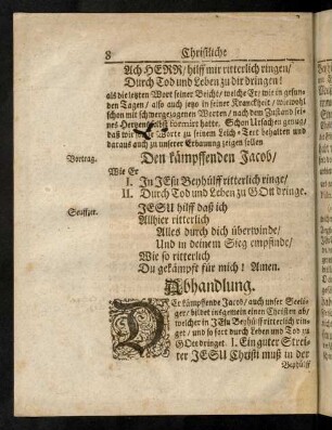 8-23, Abhandlung