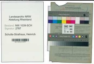 Entnazifizierung Heinrich Schulte-Strathaus , geb. 00.00.0000 ()