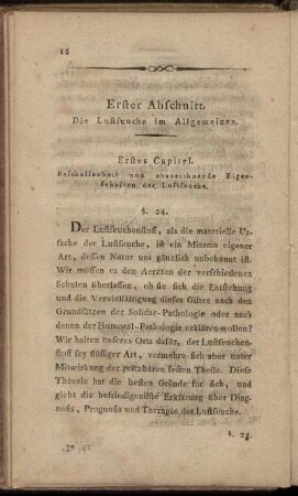Erster Abschnitt. Die Luftseuche im Allgemeinen.