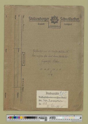Englische Noten. - Abschriften und Übersetzungen: Bd. 1