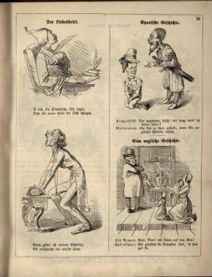 "Der Liebesbrief" "Spanische Geschichte" "Eine Englische Geschichte"