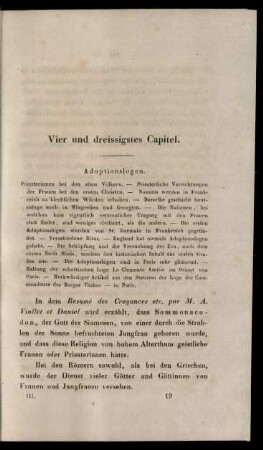 Vier und dreissigstes Capitel. Adoptionslogen.