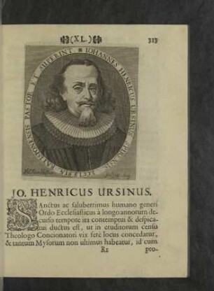Jo. Henricus Ursinus.