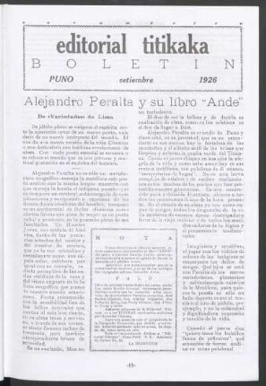 Alejandro Peralta y su libro "Ande"