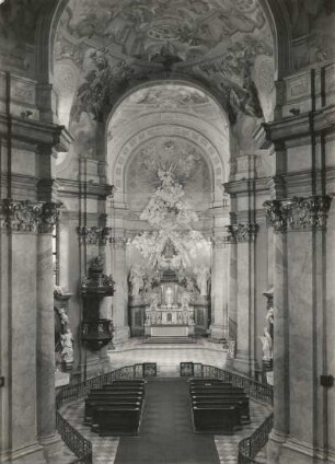 Rajhrad (Groß Raigern). St. Peter- und Paulkirche (1722-1733, G. Santini). Inneres
