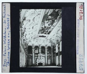 Prag, Palais Waldstein (auch Wallensteinpalais) : Innenansicht, Festsaal