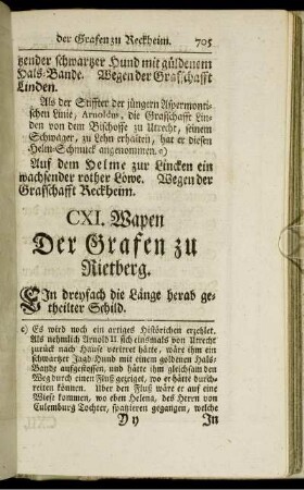 CXI. Wapen - CXV. Wapen.