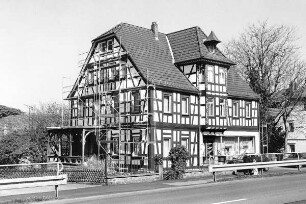 Wohnhaus, Fachwerk; Gelnhausen, Gelnhäuser Straße 28