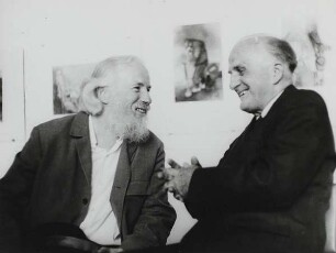 Heinrich Burkhardt : Portrait des Malers und Grafikers Professor Heinrich Burkhardt (1904-1985)