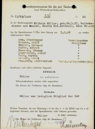 Müller, Wilhelm