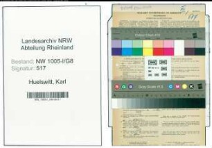 Entnazifizierung Karl Huelswitt , geb. 19.02.1891 (Postbetriebsassistent)