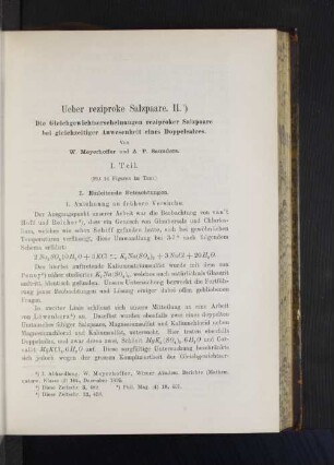 Ueber reziproke Salzpaare. II.
