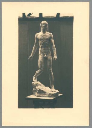 Kleiner Herabschreitender, 1927, Gips