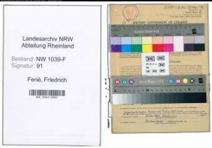 Entnazifizierung Friedrich Ferié , geb. 12.03.1918 (Bahninspektor)